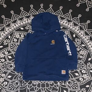 Carhartt Navy Hoodie with Logo Boys size 3T